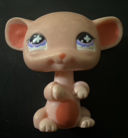 Littlest Pet Shop #633 Standing Pink Mouse Rat LPS