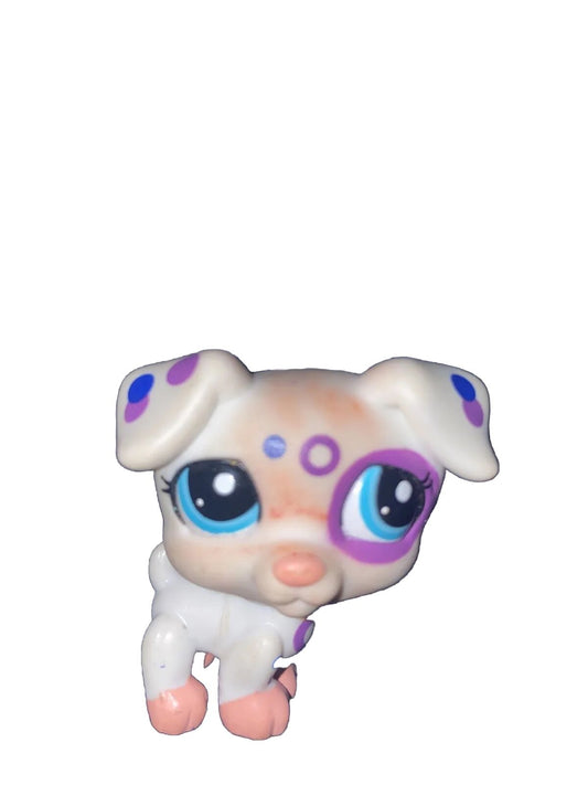 Rare Littlest Pet Shop LPS - Spots & Dots Jack Russel Terrier Dog #2306