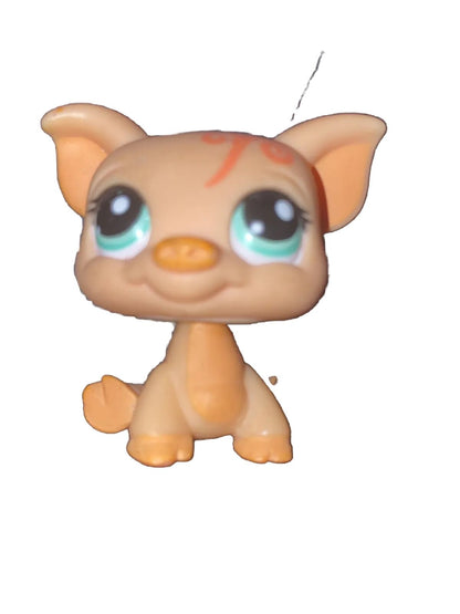 Littlest Pet Shop LPS #998 Pig Messiest Pet Peach Authentic HASBRO 2006