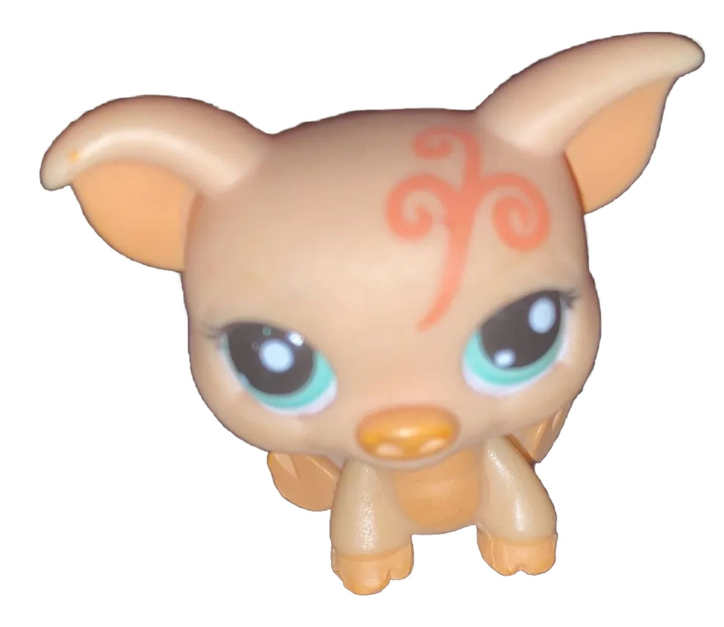 Littlest Pet Shop LPS #998 Pig Messiest Pet Peach Authentic HASBRO 2006