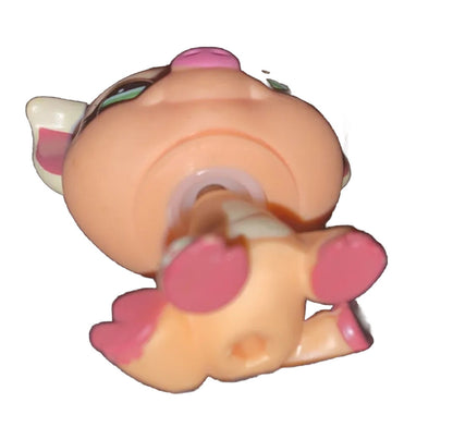 Littlest Pet Shop~#1595~Pig Piglet~Barkery~Green Eyes