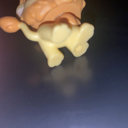 LPS #1004 Lion Littlest Pet Shop Yellow Orange Pale Green Eyed Lion Big Cat