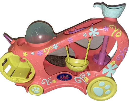 Littlest Pet Shop LPS Paw Powered Cruiser Car with Hamster Wheel Swing