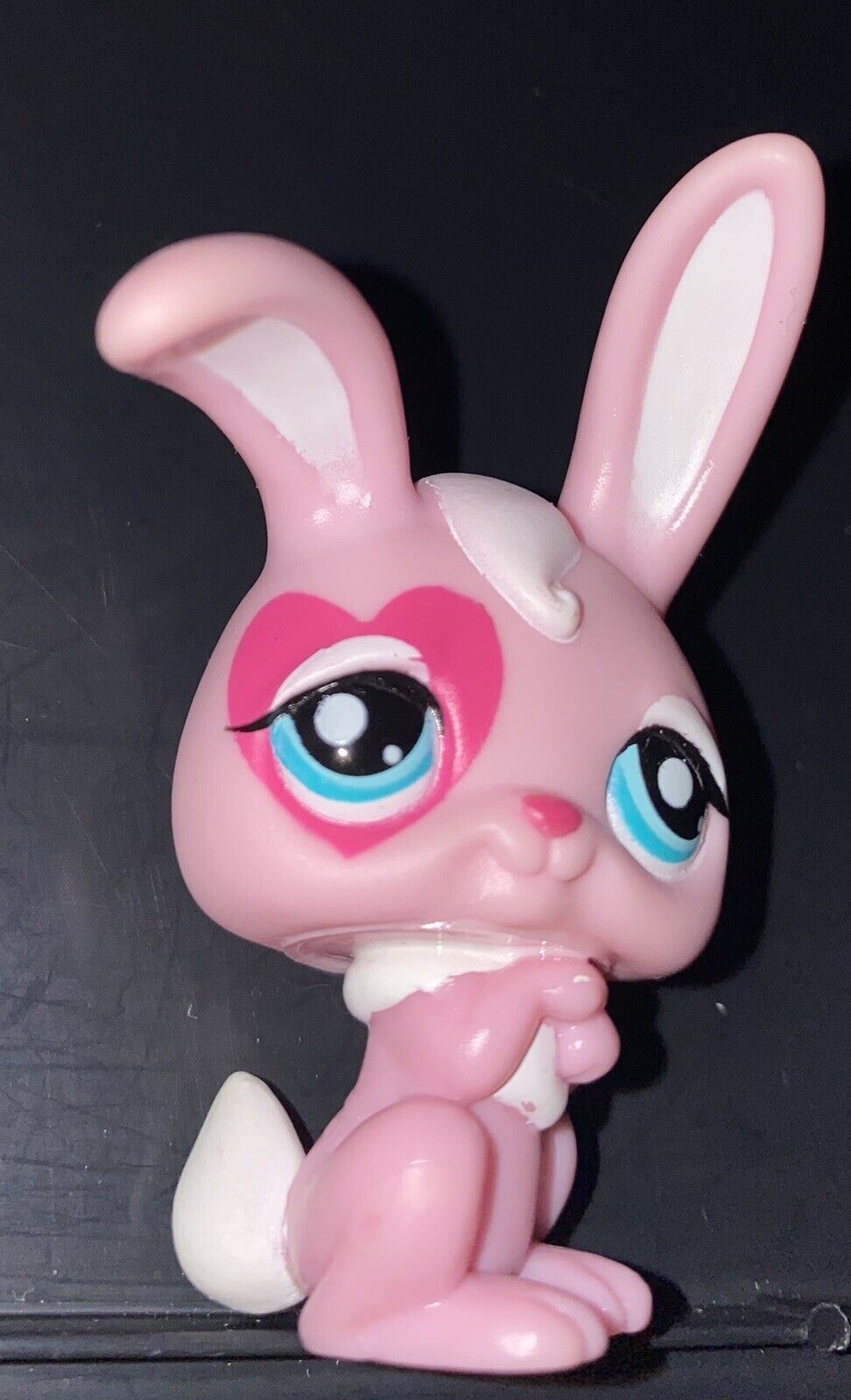 Littlest Pet Shop 1966 Pink Bunny  Special Heart Rare Release Nintendo￼