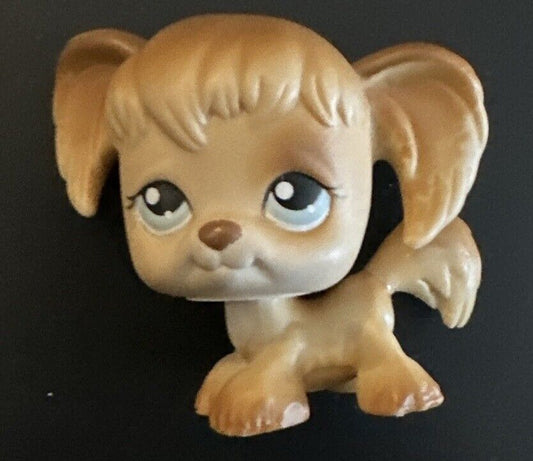 Littlest Pet Shop~#200~Springer Spaniel~Dog~Mocha Brown~Blue Eyes~Red Magnet