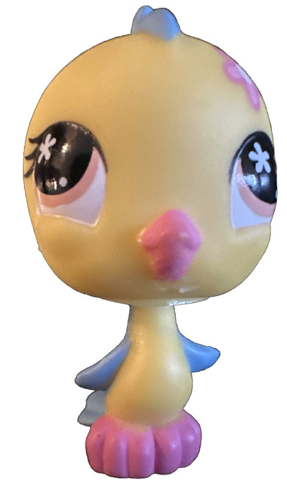 Littlest Pet Shop Yellow Parakeet #546 Authentic Hasbro LPS Bird