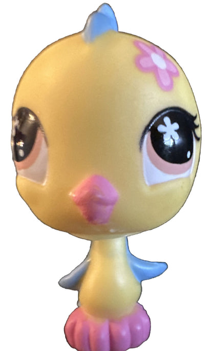 Littlest Pet Shop Yellow Parakeet #546 Authentic Hasbro LPS Bird